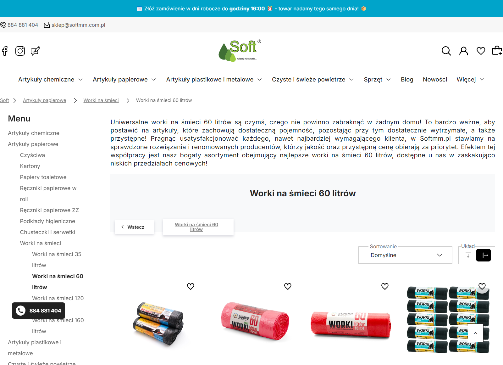 Worki na śmieci 60 l z taśmą ściągającą – dlaczego są wygodniejsze i kiedy się sprawdzają?